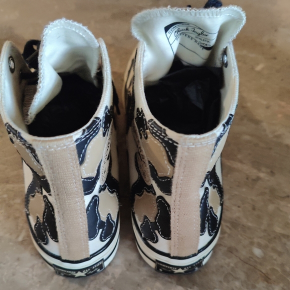 Pre-owned Converse Chuck 70 hi hacked archive desert khaki leopard men's size 9 - Picture 8 of 12